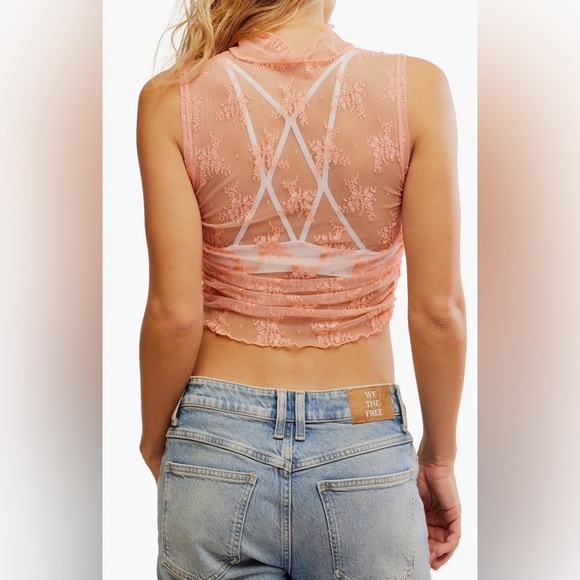 Nice Try Muscle Tee NWOT spring melon - Picture 4 of 6